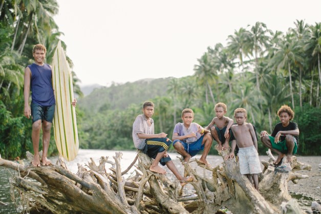 Alene Bax Photography 'Pio and his sago palm board', Solomon Islands.